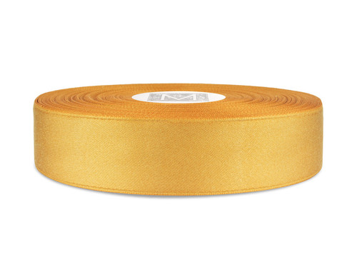 Custom Printing on Matte Cotton Ribbon - Matte Gold
